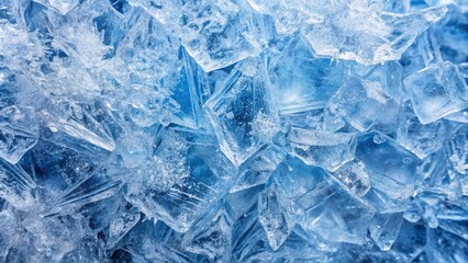 Obraz premium blue ice texture background