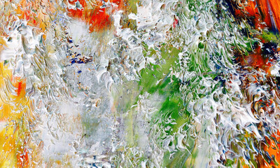 Abstract background wallpaper. Ethnic pattern. Mixtures of oil paint. Trendy hand painting canvas....