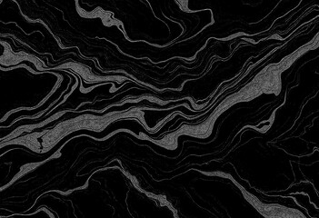 Marble black texture, wavy texture background