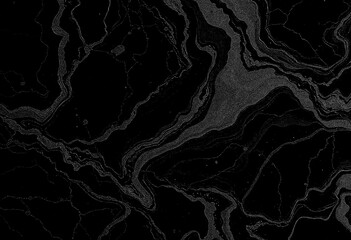 Marble black texture, wavy texture background