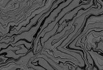 Marble black texture, wavy texture background