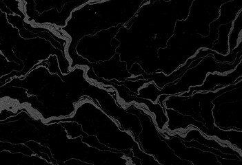 Marble black texture, wavy texture background