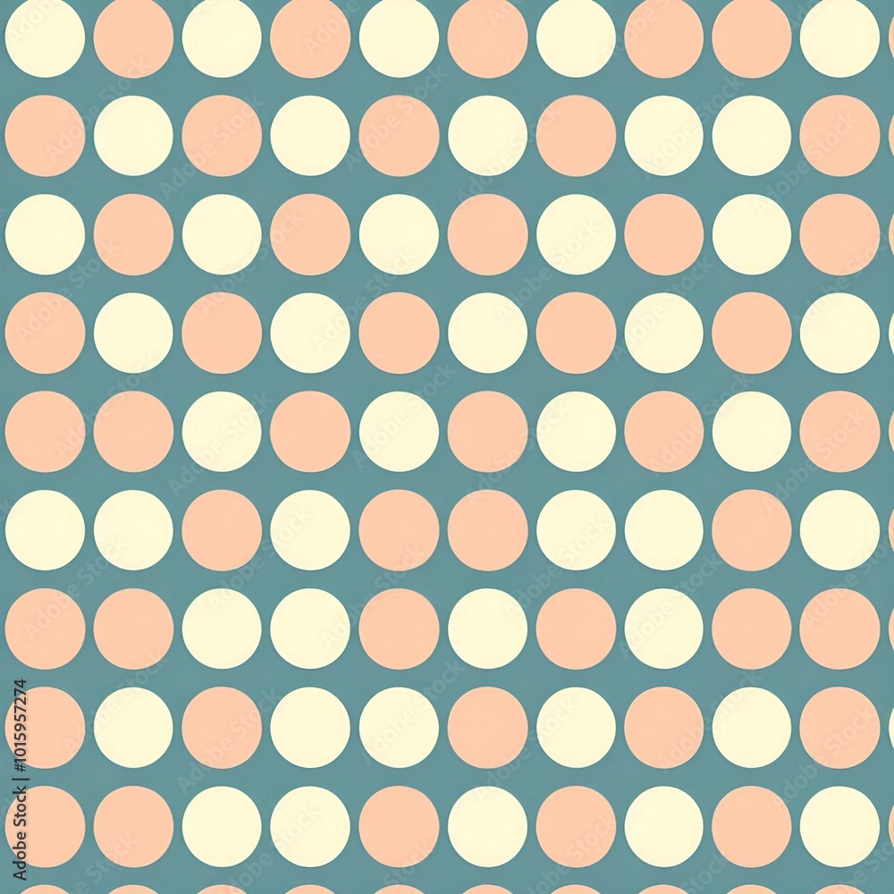 Poster seamless background with circles. generative ai