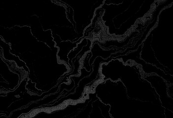 Marble black texture, wavy texture background