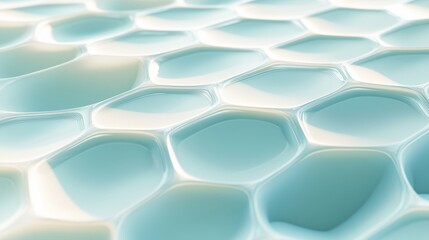 Obraz premium Background on the theme of honeycombs, cells. Delicate decoration of the desktop.