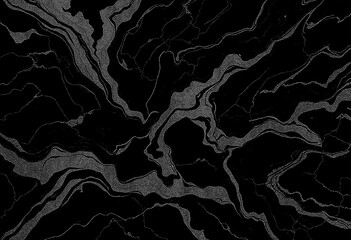 Marble black texture, wavy texture background