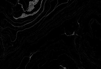 Marble black texture, wavy texture background