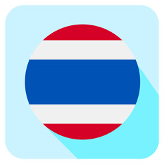 Vector Icon for Thailand , country, national, flag, world flag