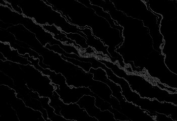 Marble black texture, wavy texture background