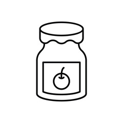 Jam Jar vector icon
