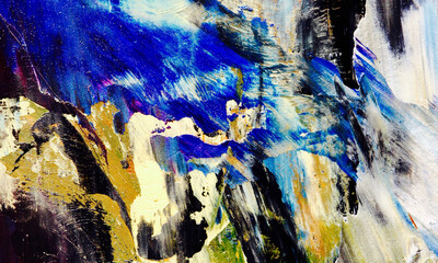 Abstract background wallpaper. Ethnic pattern. Mixtures of oil paint. Trendy hand painting canvas....