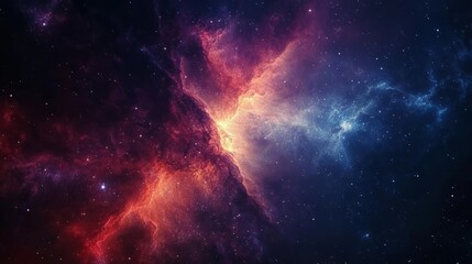 Mesmerizing cosmic nebula wallpaper showcasing a rhythmic dance of nebulae in deep space, featuring swirling motions and vivid colors for a captivating and immersive astronomical visual experience.