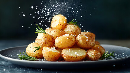 Roasted Potatoes with Rosemary and Salt - Delicious Side Dish