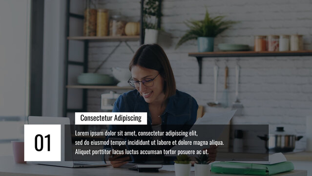 Stylish Corporate Text Slides