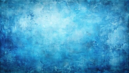 Obraz premium Blue grunge background with distressed texture and watercolor effect, grunge, blue, background, texture, distressed, abstract