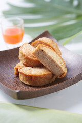 fried pork sausage from Vietnamese and sweet chili dip sauce