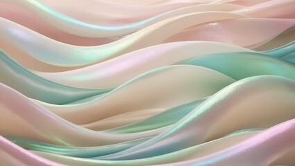 Obraz premium animated abstract shapes colorful natural computer wellpaper