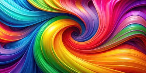 Obraz premium Colorful abstract background with swirls of vibrant colors and dynamic shapes, abstract, colorful, background, vibrant, swirls