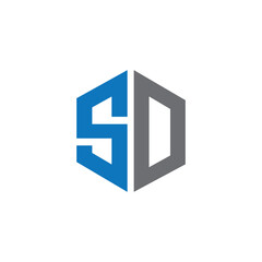 sd logo design vector template, initial sd letter logo design for business, ds logo vector, ds letter logo for monogram.