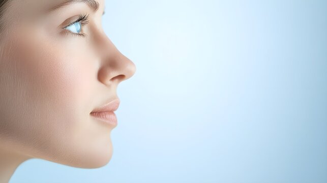 Before and after time-lapse of hair reduction, visualizing hair density decreasing after each session, smooth skin emerging, Realistic Digital Animation, Clean Background