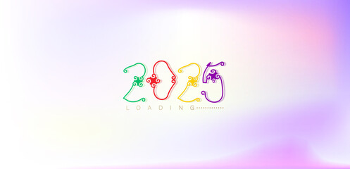 Festive background featuring colorful confetti and Happy New Year 2025 text in a joyful design