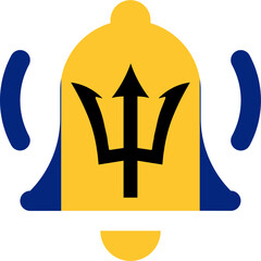 BARBADOS Flag On Alarm