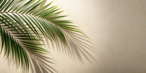 Neutral background with palm frond shadows , shadows, palm fronds, background, nature, tropical, summer, sunlight