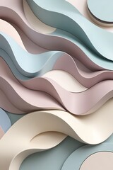 Obraz premium 4K Abstract wallpaper colorful design, shapes and textures. Glowing curvy line. Simple wallpaper