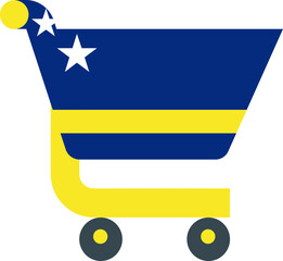 CURACAO flag on Cart icon