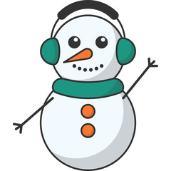 Cute Christmas Snowman