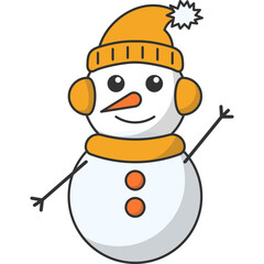 Cute Christmas Snowman