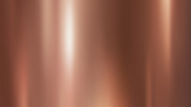Bronze Copper Metal foil .  modern gradient . Vector Illustration
