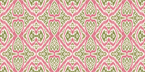 Ethnic ikat seamless pattern.beautiful pattern. folk embroidery,bohemian style,aztec geometric art print.ethnic ikat abstract art.Seamless fabric. Ikat design for fabric, carpet, wallpaper, clothing.