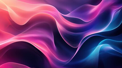 Colorful Abstract Flowing Lines and Shapes