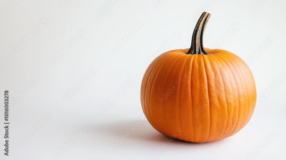 Canvas Prints pumpkin on white backdrop