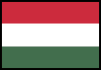 HUNGARY Flag rectangle Icon