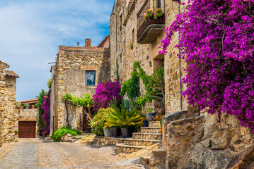 Fototapeta premium Pals is a medieval town in Catalonia, northern Spain, on the Costa Brava.