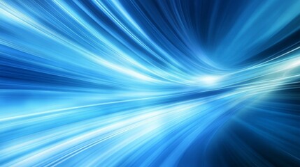 Vibrant blue abstract design featuring dynamic light streaks that evoke a sense of speed and motion, perfect for conveying energy and modernity in digital projects.