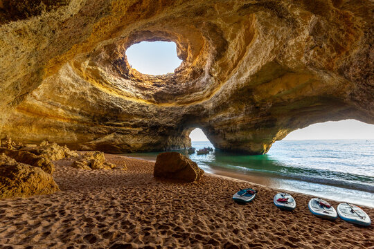 Benagil cave in Algarve, Portugal 
