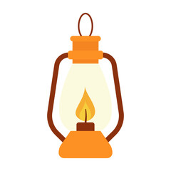 Autumn and Thanksgiving themed flat elements vector illustrations