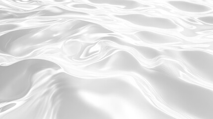Obraz premium Abstract white transparent water shadow surface with natural ripple texture background, minimalistic and elegant design for modern wallpapers, digital art, and nature-inspired aesthetic themes
