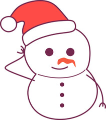 Christmas Snowman Icon