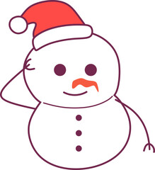 Christmas Snowman Icon