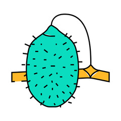 cucumber anguria line icon vector. cucumber anguria sign. isolated symbol illustration