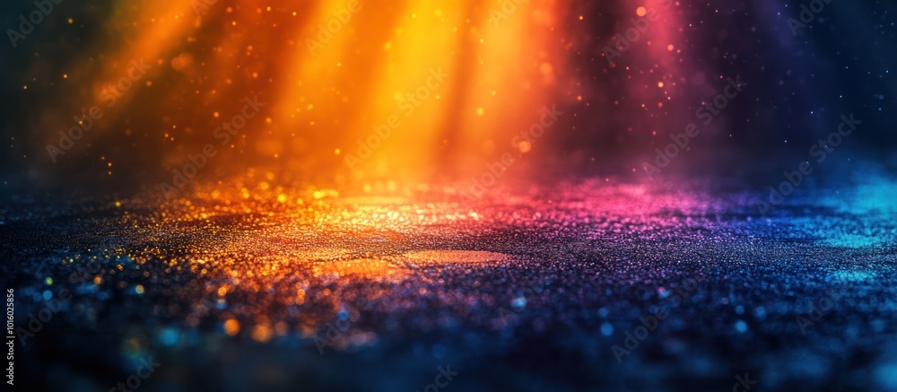 Aufkleber abstract background with beams of light illuminating a textured surface.