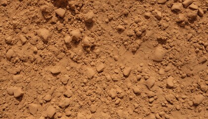 Dry soil texture, natural, featuring small stones and grains on a warm background, sandy clay texture