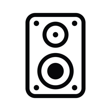 recommend clip art: A speaker symbol representing sound, audio, or music systems