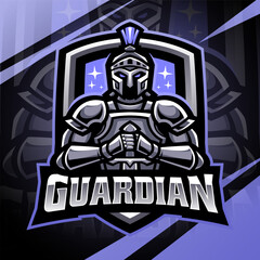 Guardian esport mascot logo design