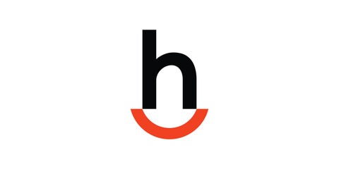 initial H icon vector