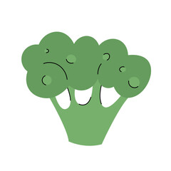 Fresh farm healthy food. Broccoli vegetable. Nutrition food in simple style